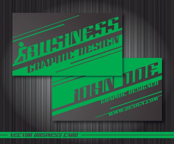 free vector Special business card template vector